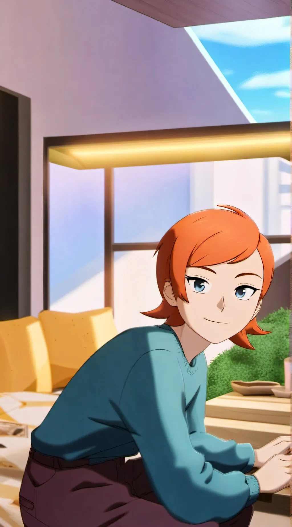 ai character: gwen tennysion background