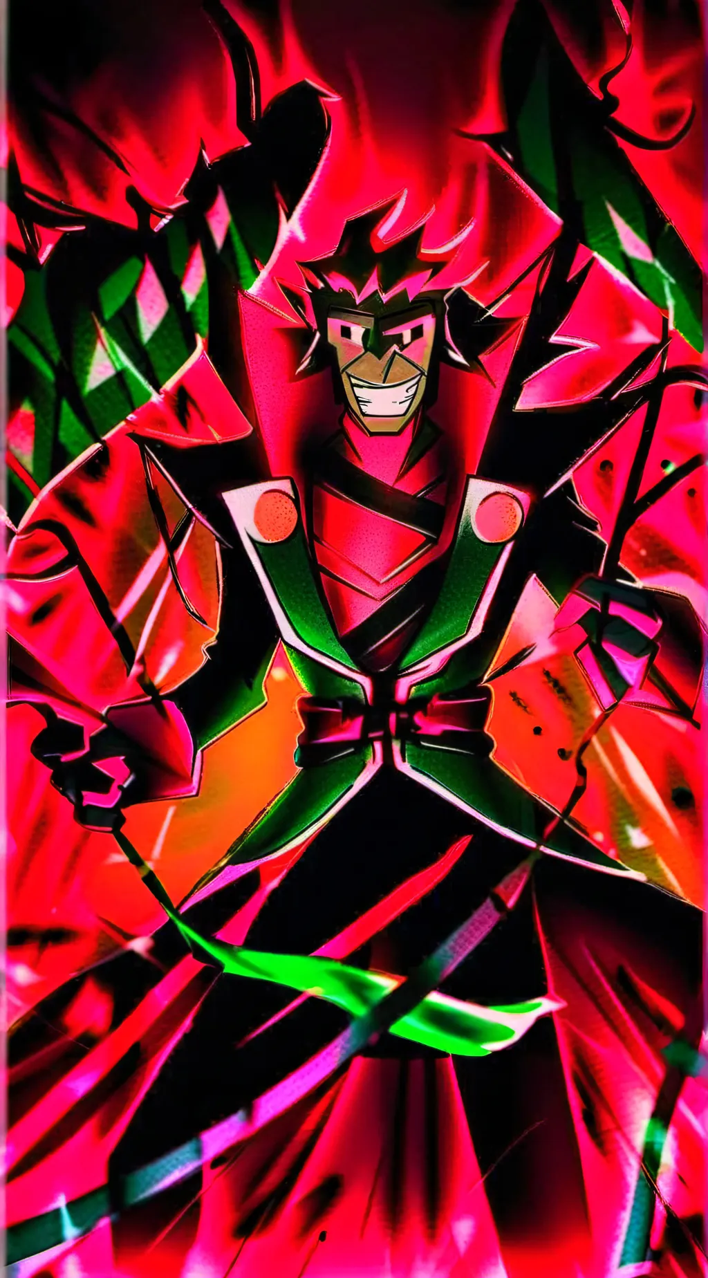 ai character: Alastor but Drunk background