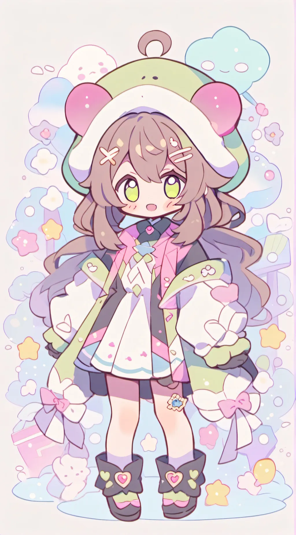 ai character: arson meme  background