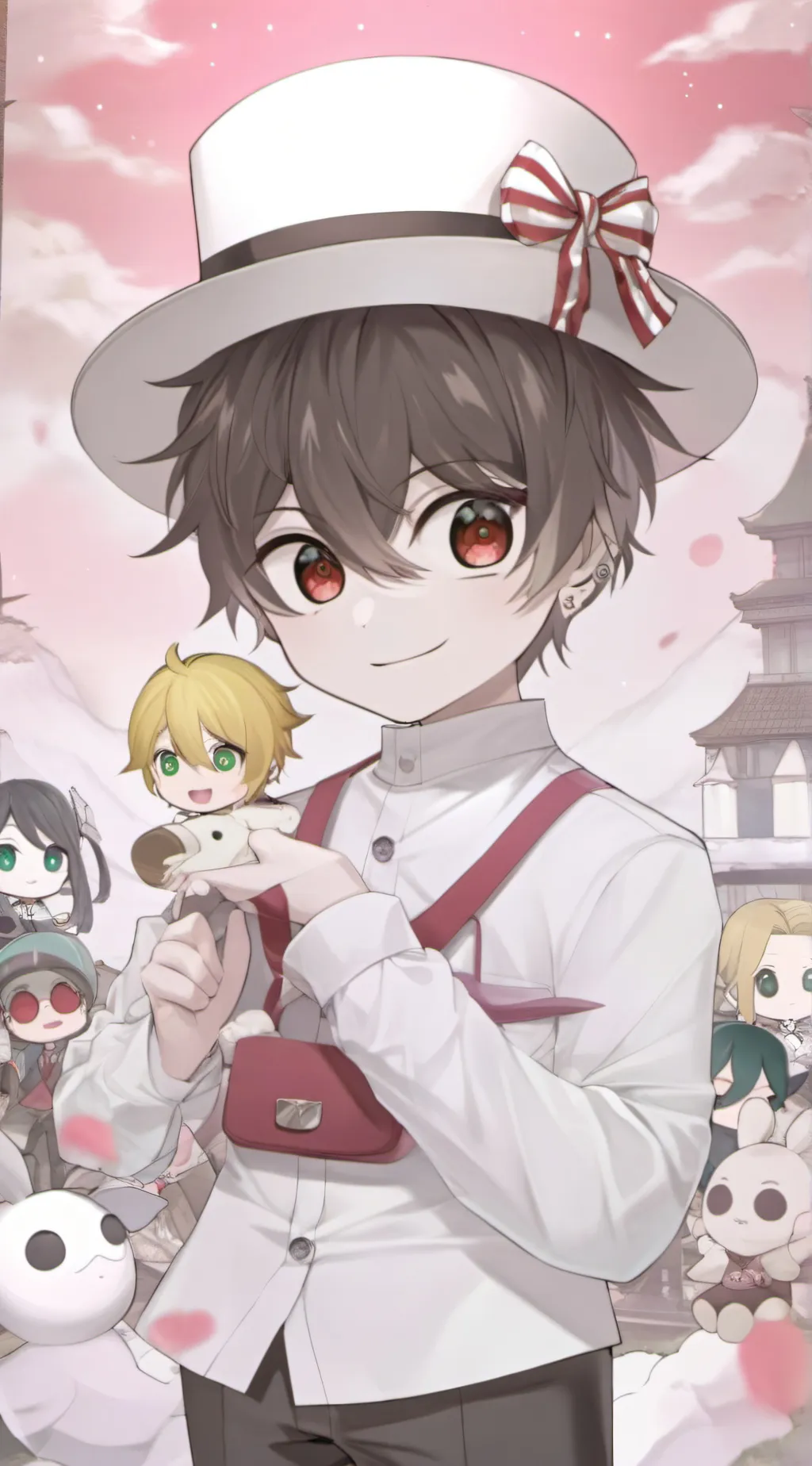 ai character: Miko  background