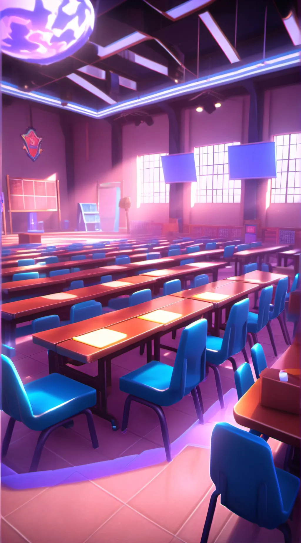 ai character: O,Conner Academy  background