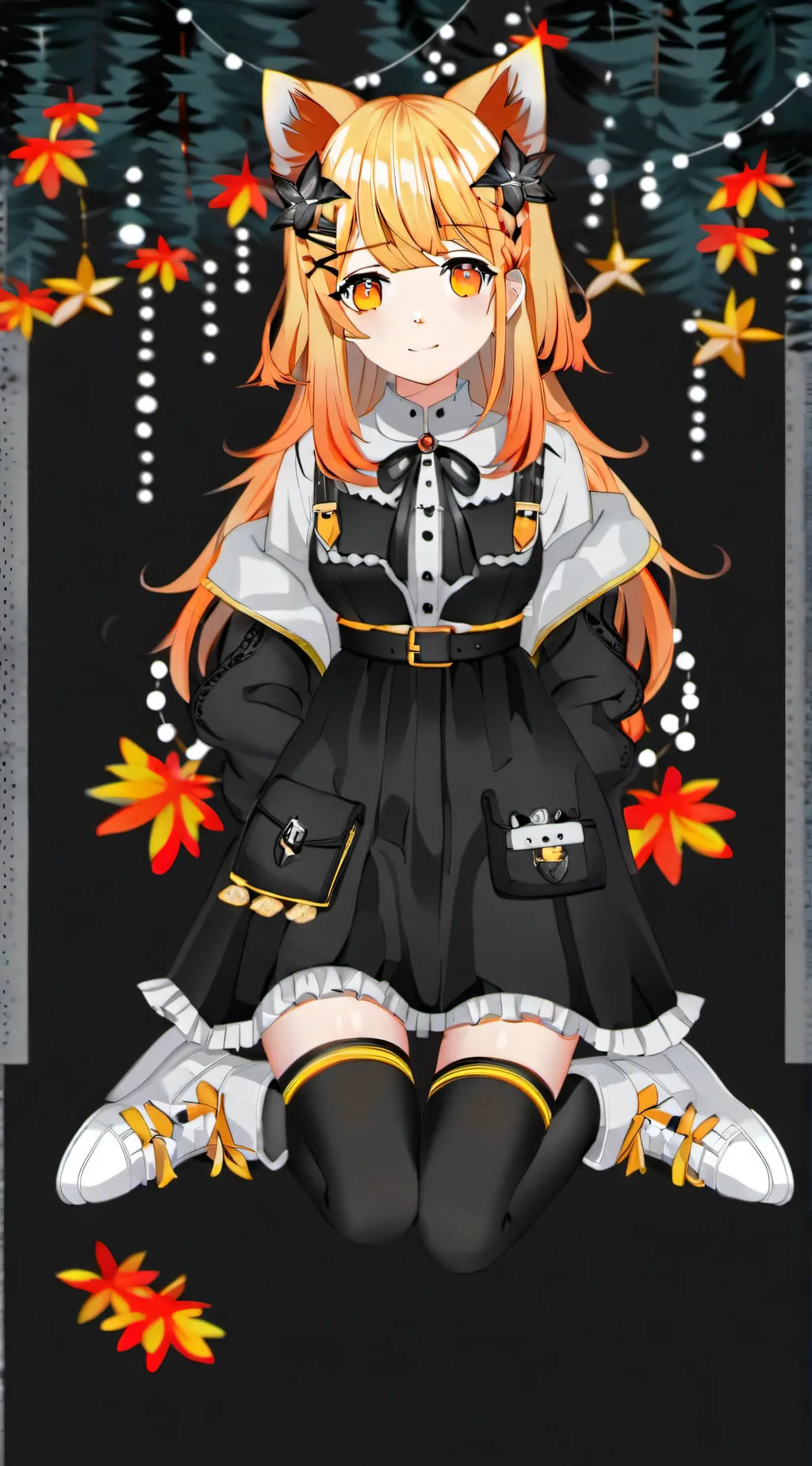 ai character: yozora mel  background