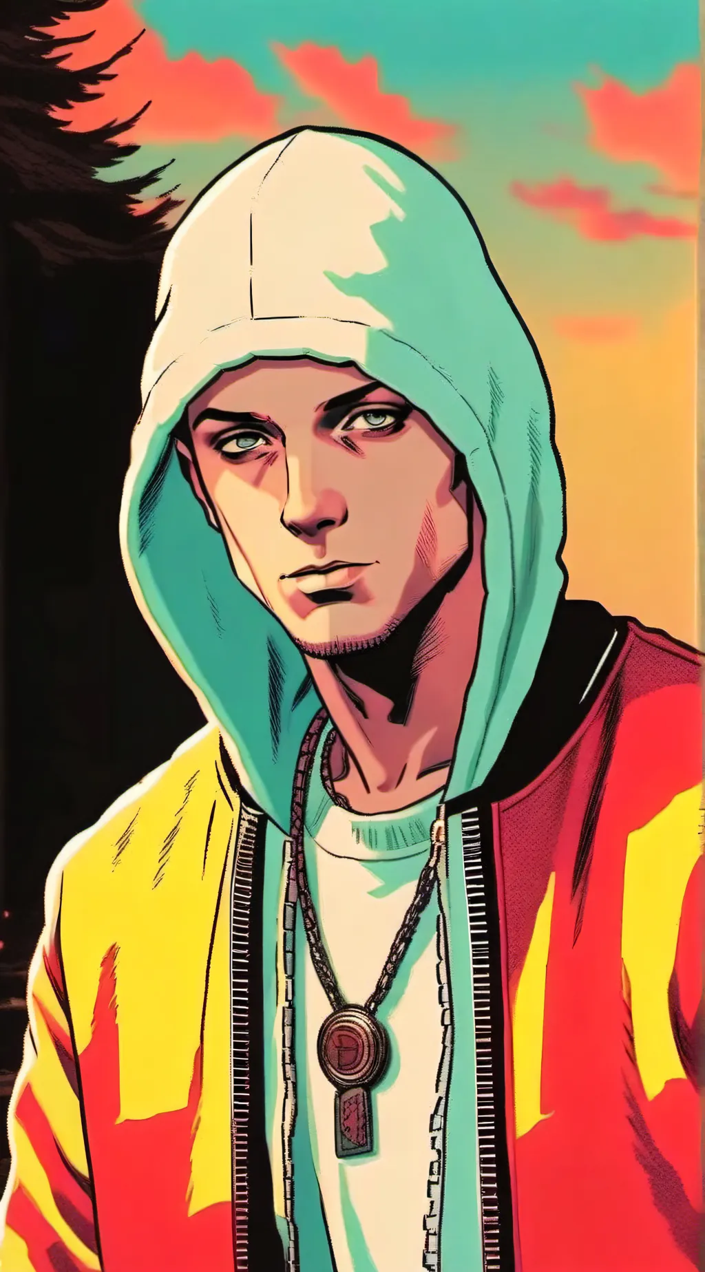 ai character: Eminem background