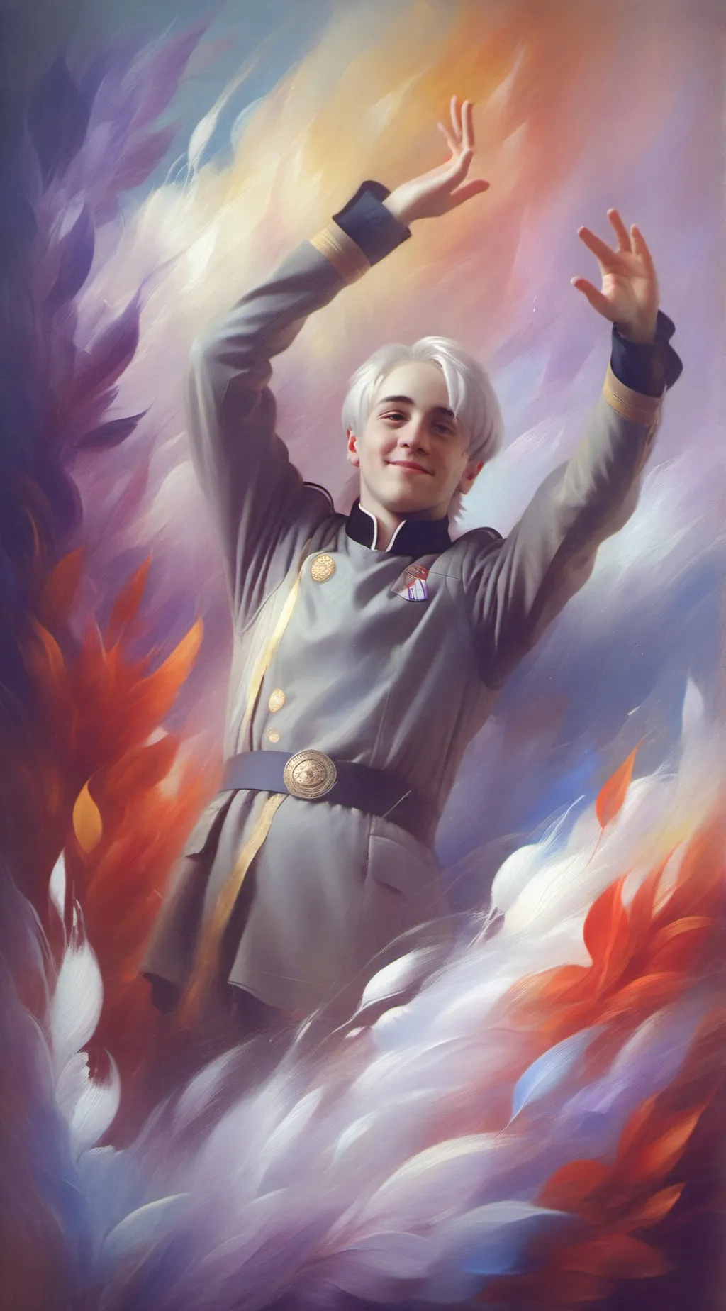 ai character: Bookshop  background