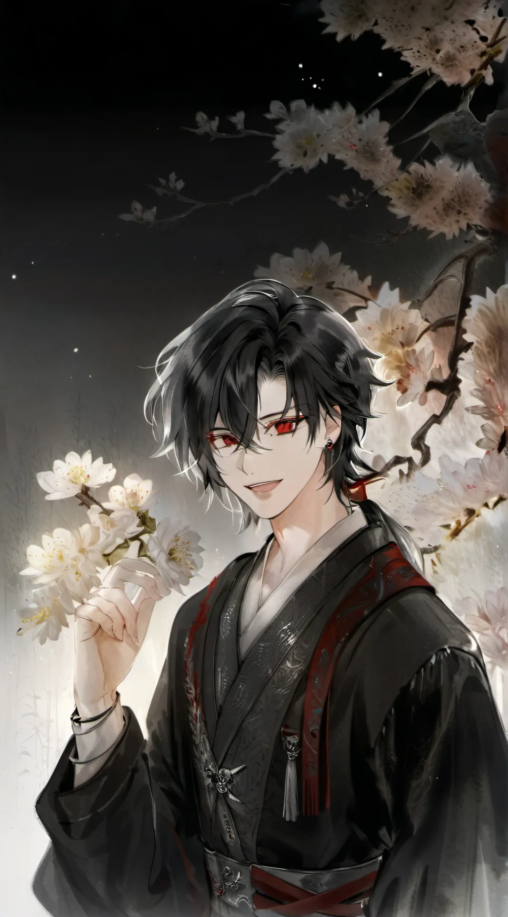 ai character: 六赤 background