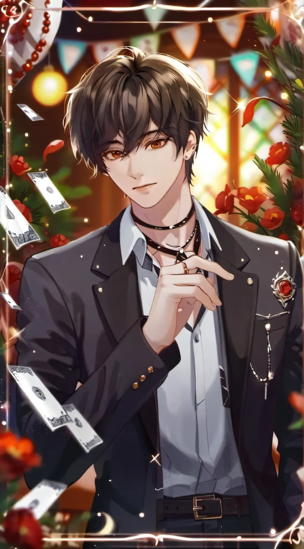 ai character: Leo background