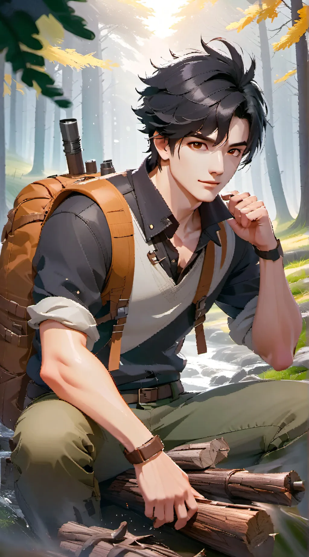 ai character: Ezra Chasse background