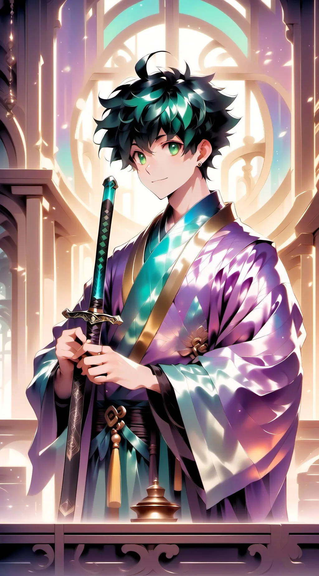 ai character: MHA×ds background