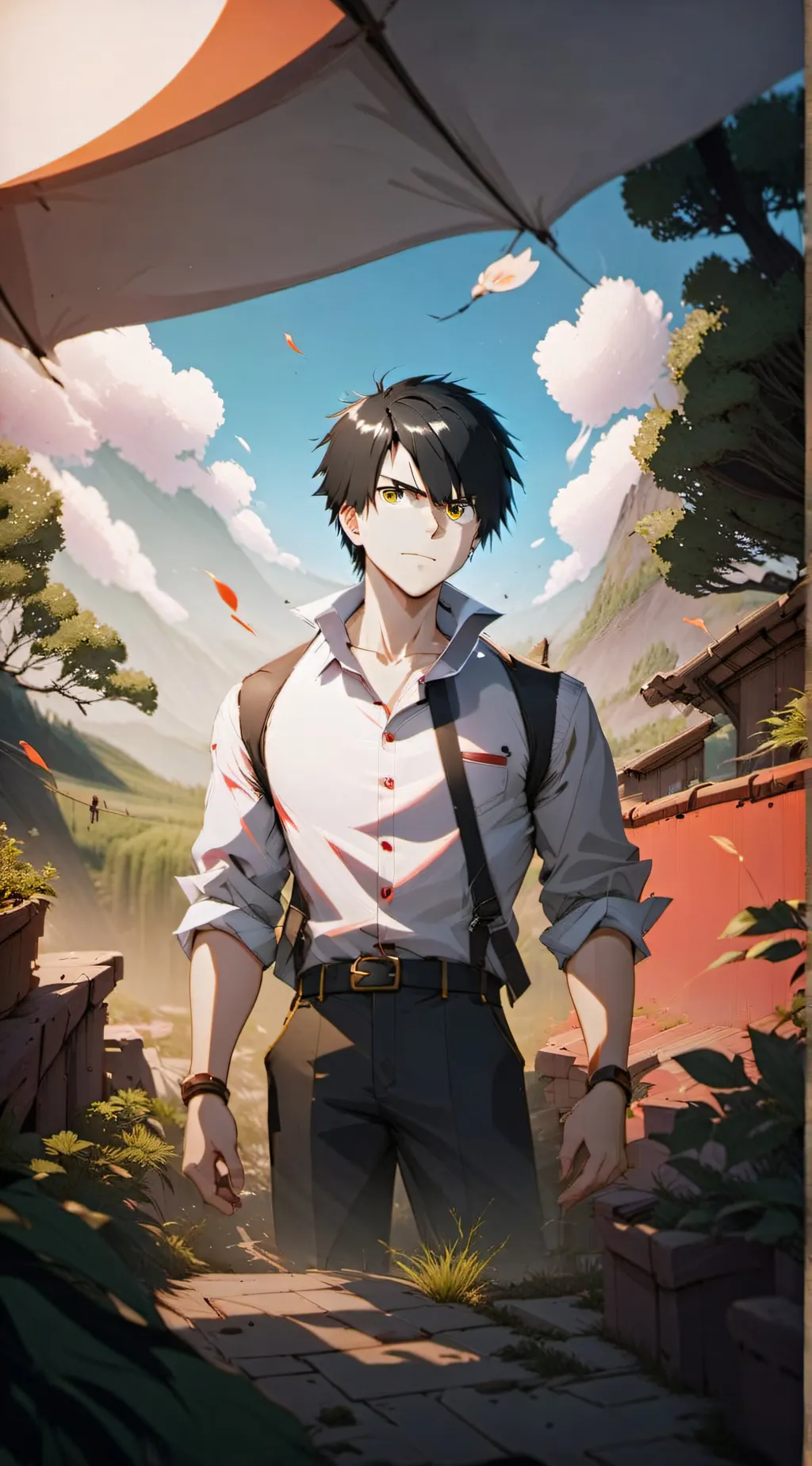 ai character: HARUKA SAKURA  background