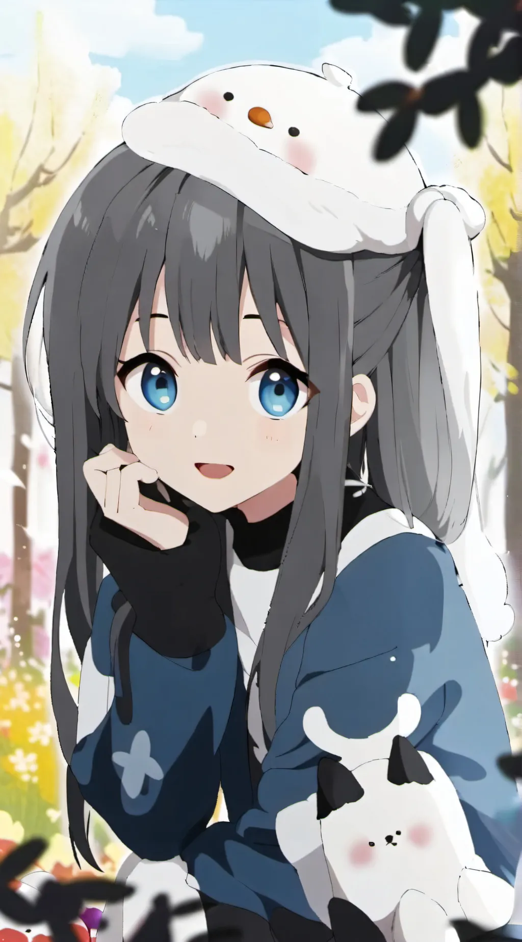 ai character: Luna background