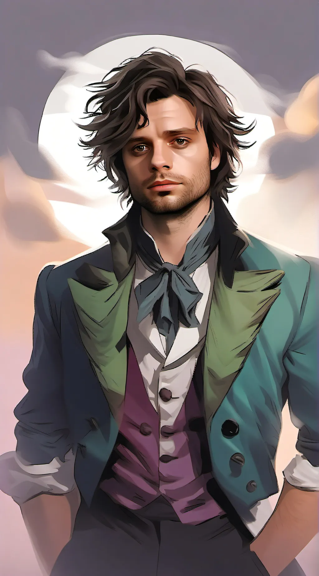 ai character: Jefferson  background