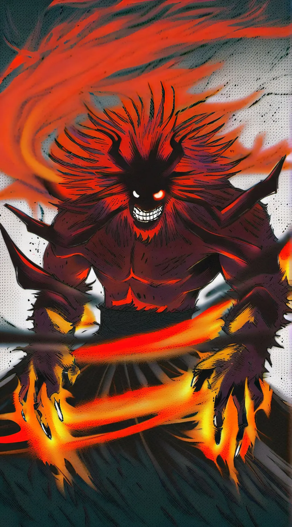 ai character: Static god background