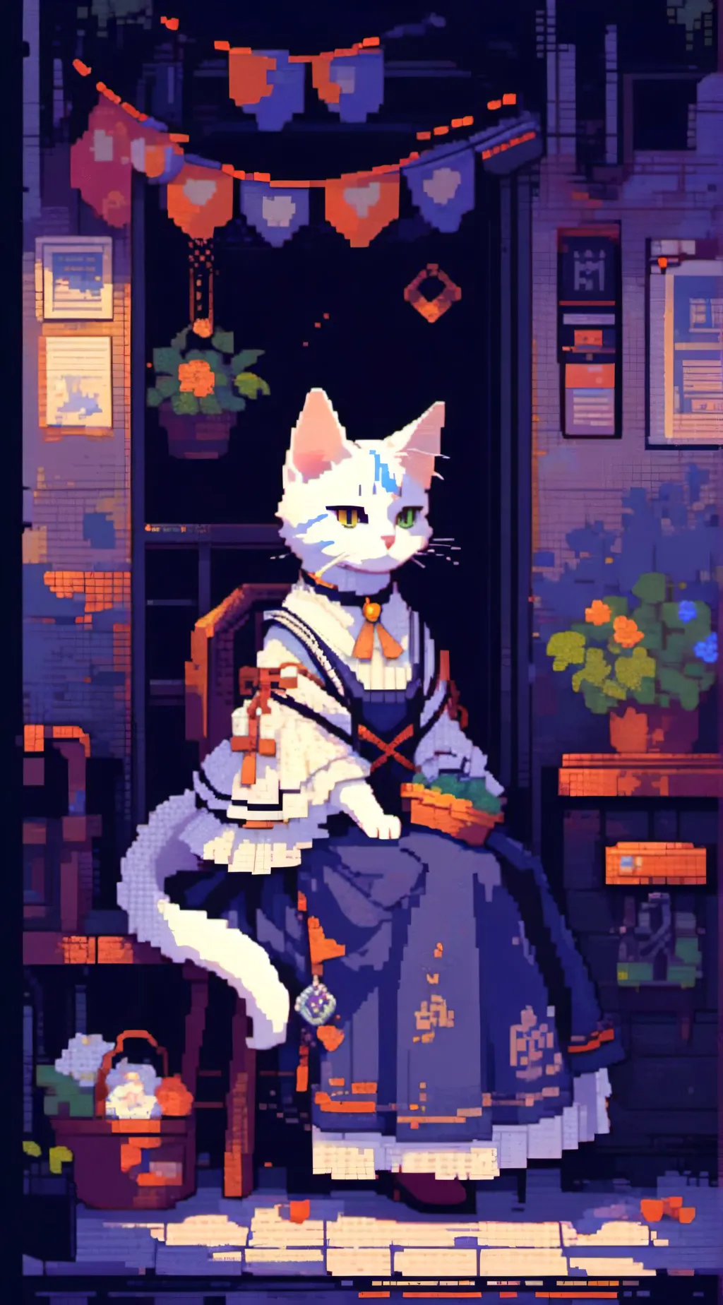 ai character: luna background