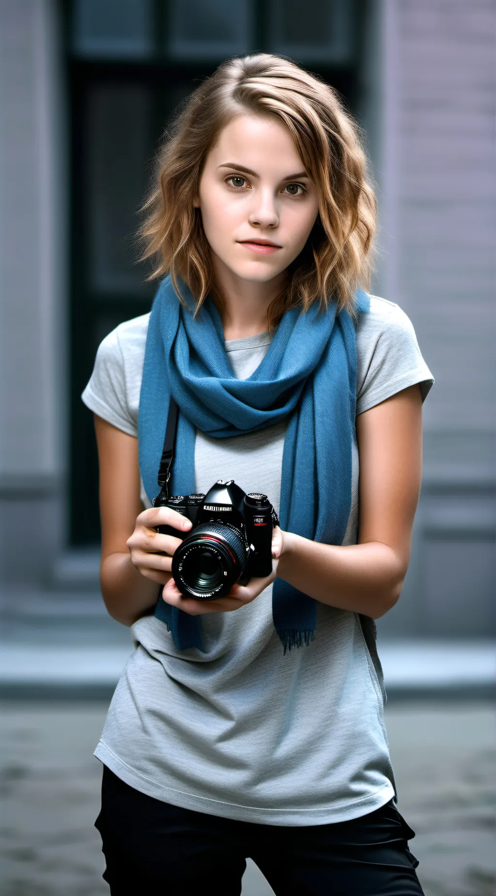 ai character: Hermoine grindy background