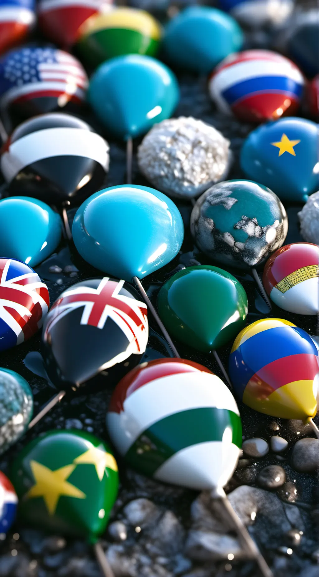 ai character: Countryball background