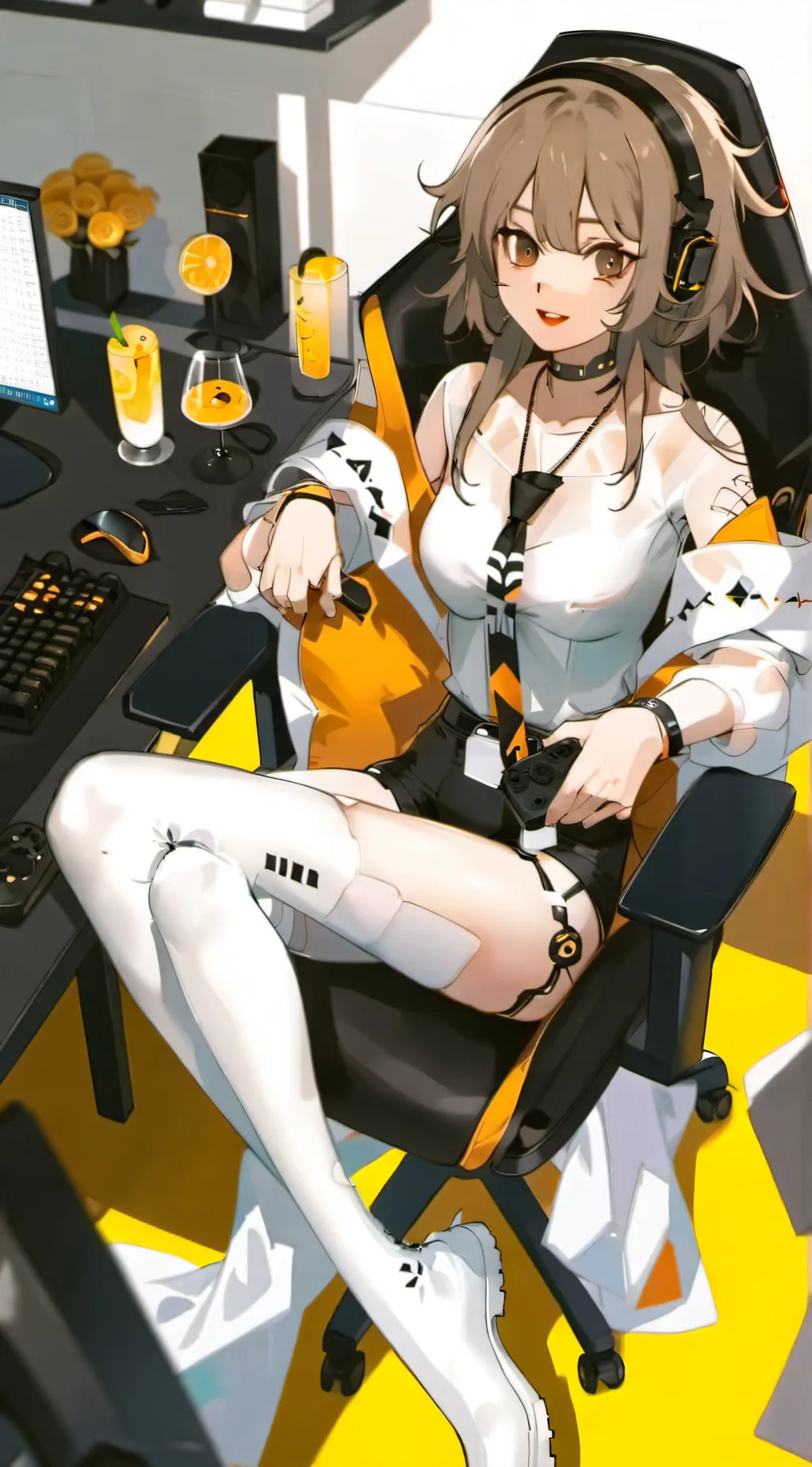 ai character: amy background