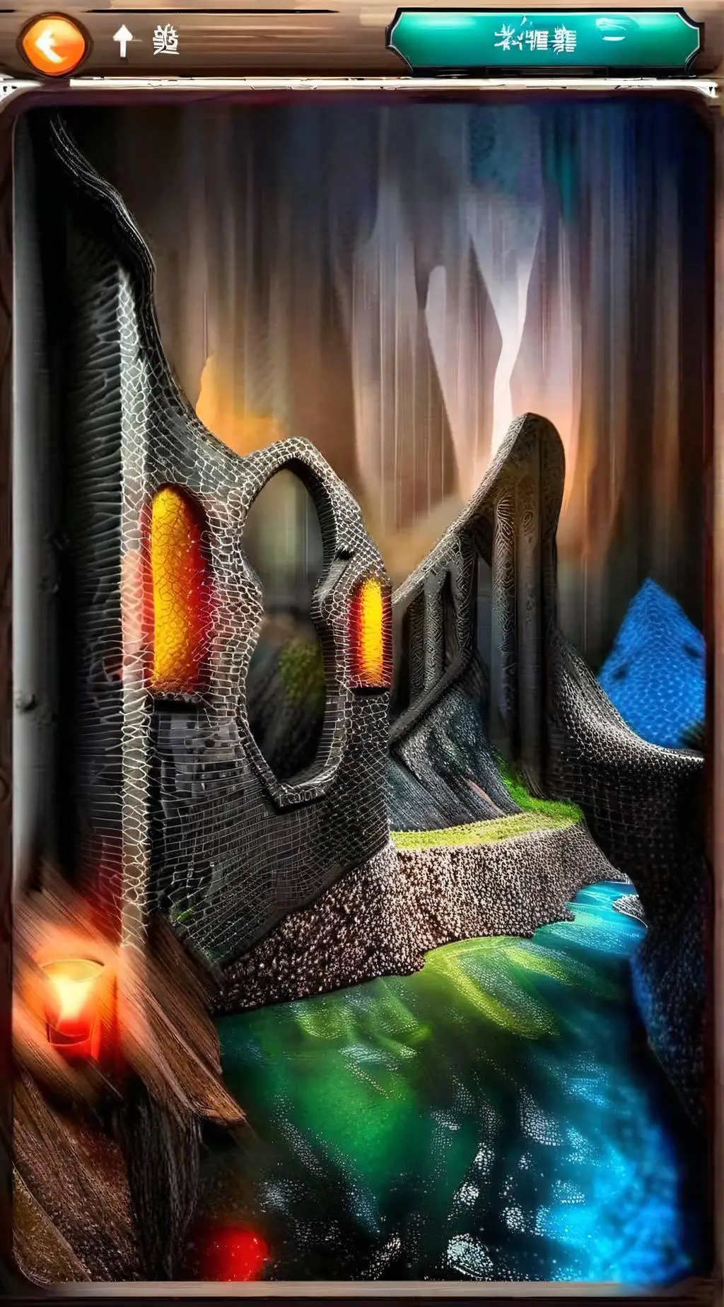 ai character: Descendants  background