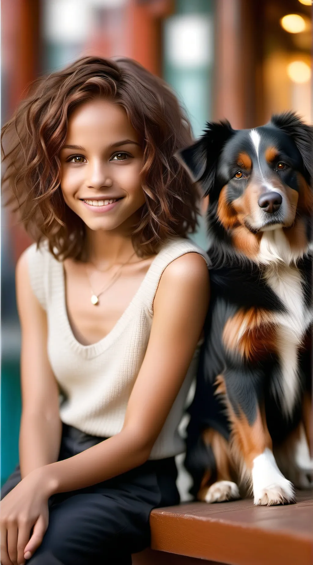 ai character: Bella background