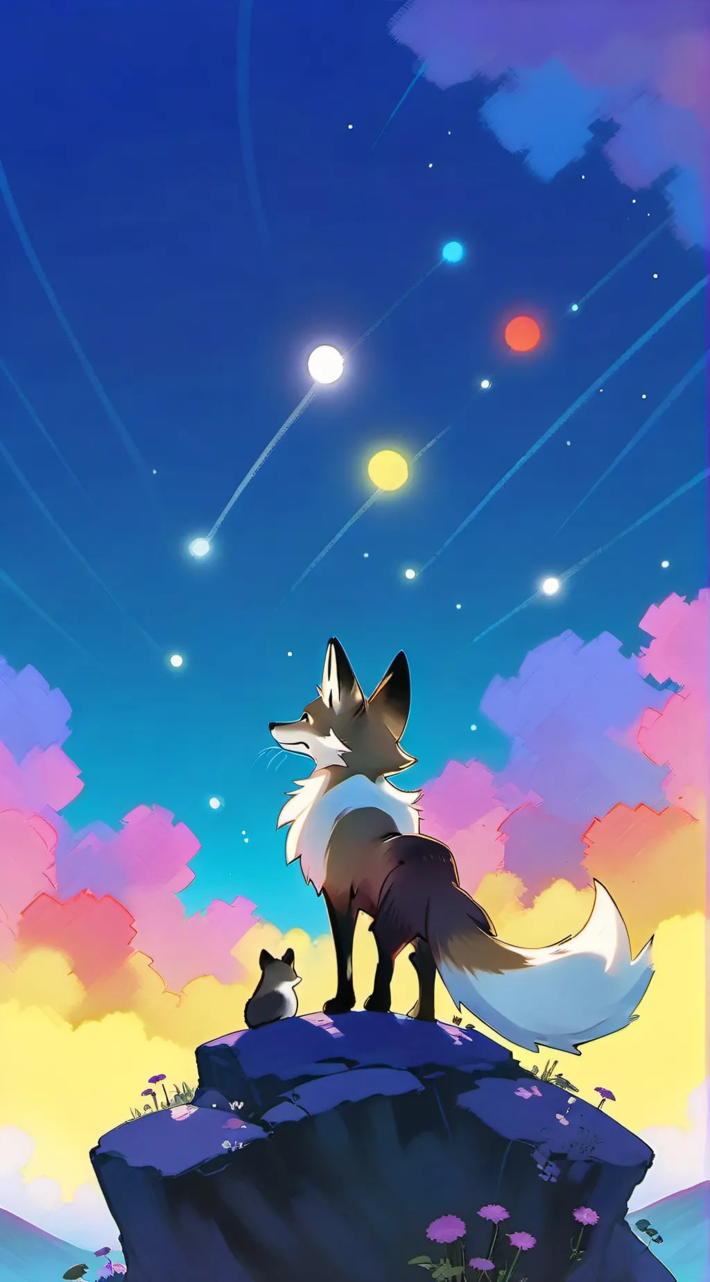 ai character: Eevelutions :] background