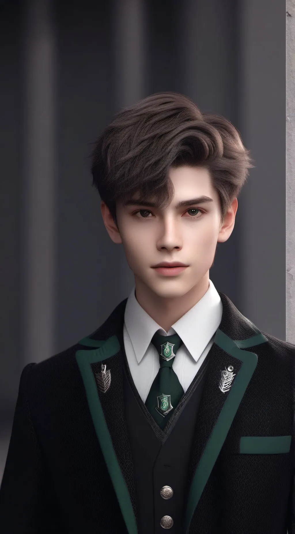 ai character: Slytherin boys  background