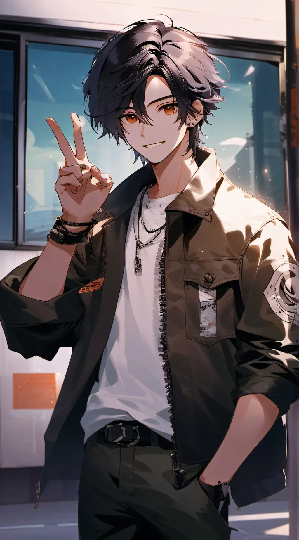 ai character: [★~Felix~★] background