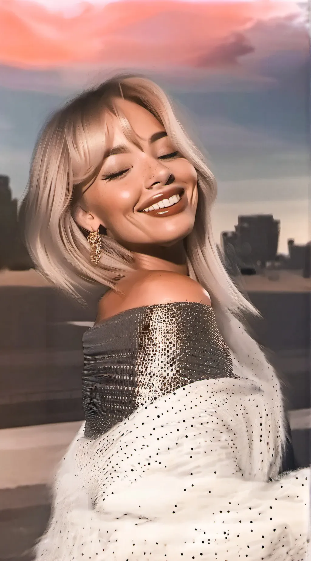 ai character: Sabrina Carpenter background