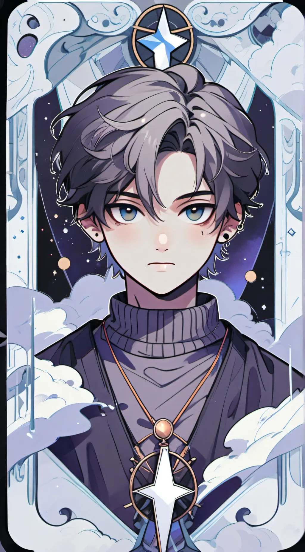 ai character: The unknown world  background