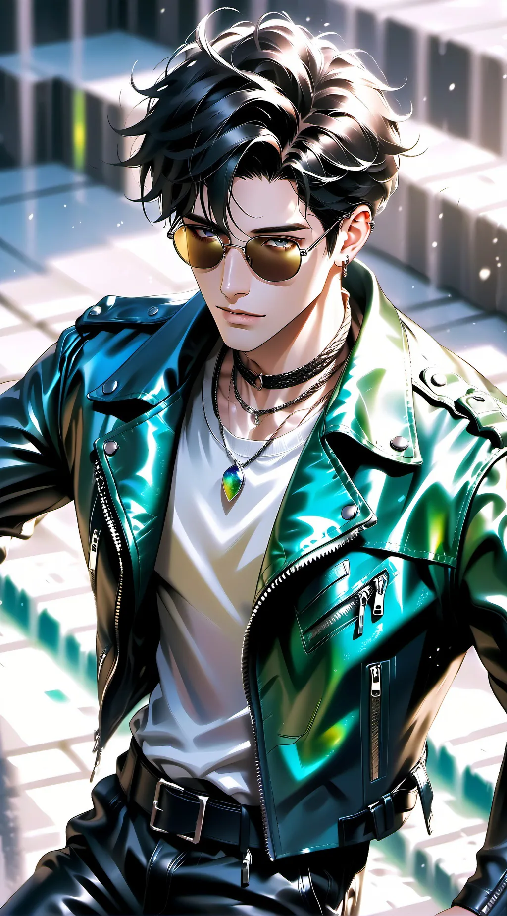 ai character: Ferran  background