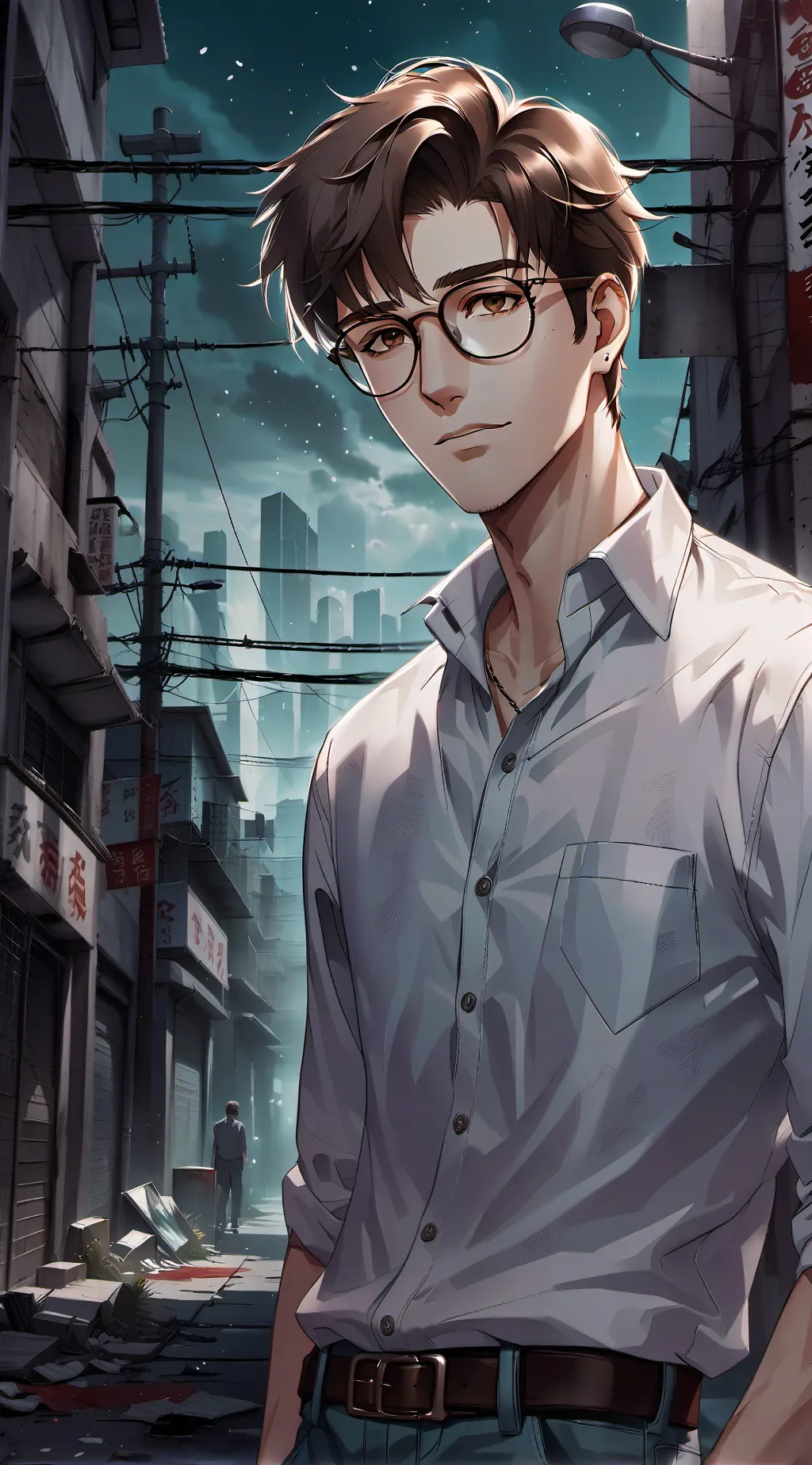 ai character: Dylan  background