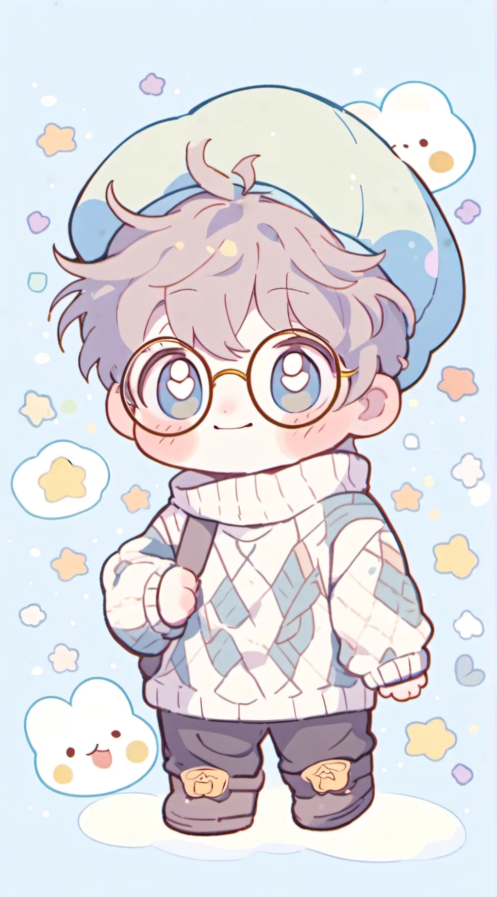 ai character: Sanders Sides Kid background