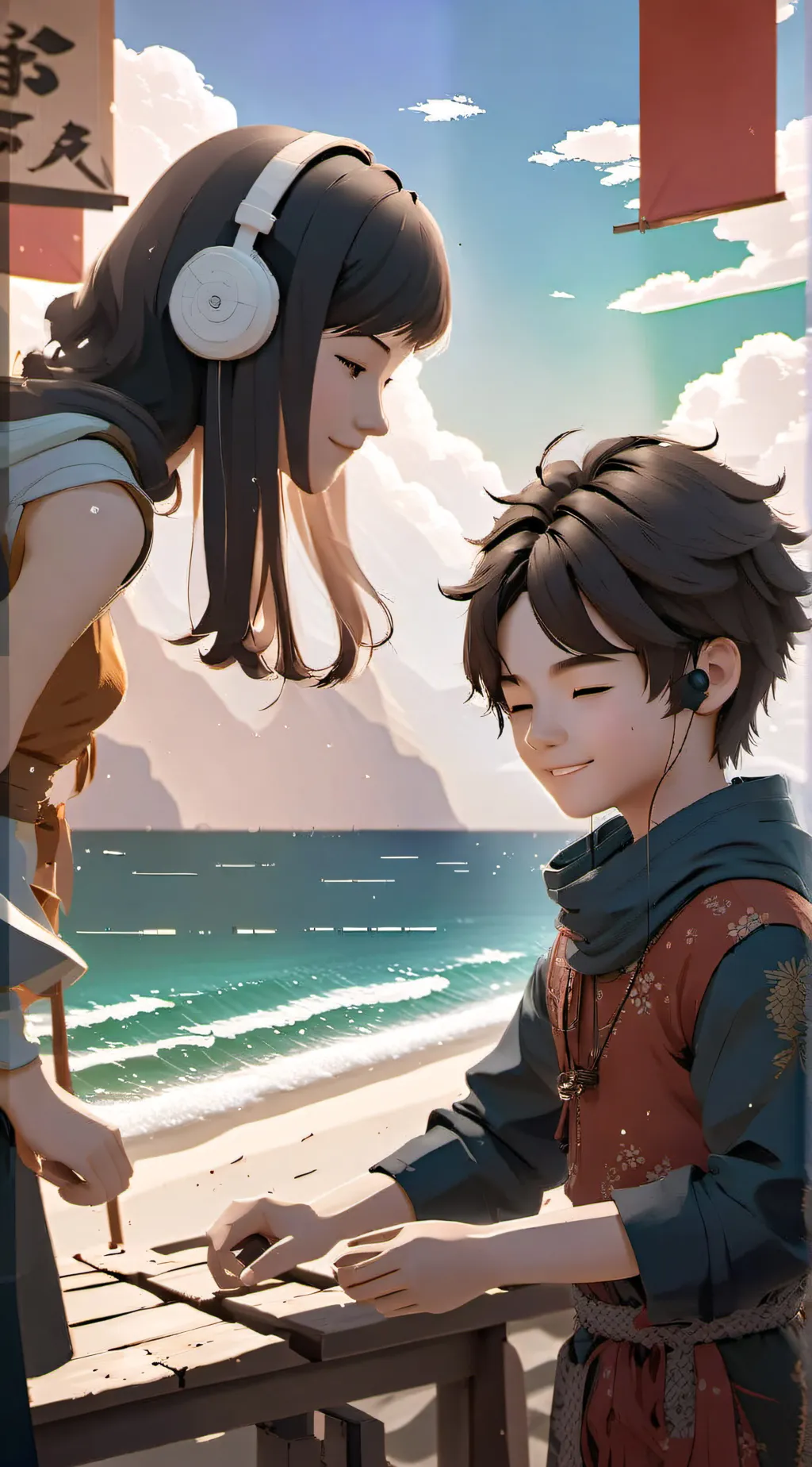 ai character: bella & kay background