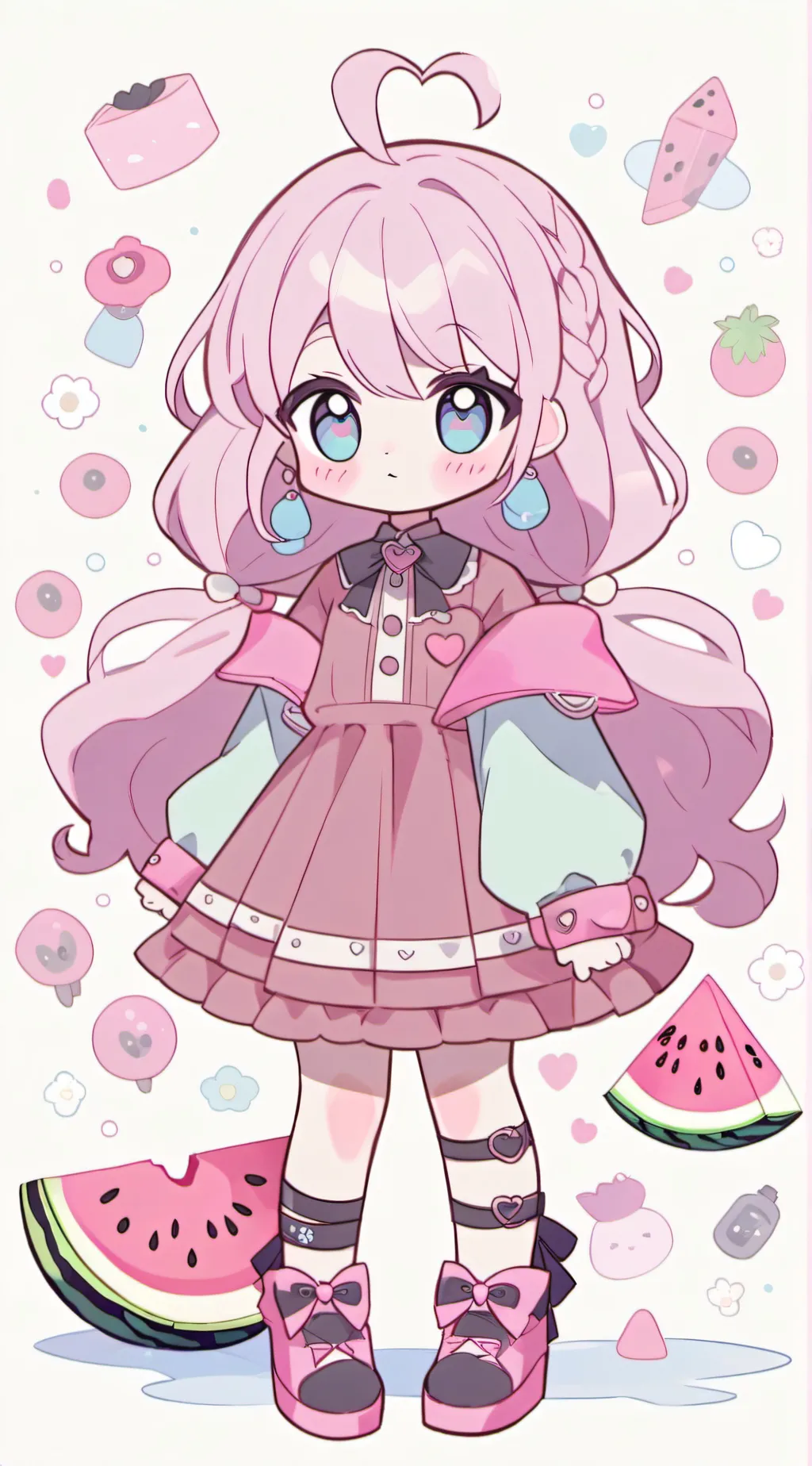 ai character: Luna background