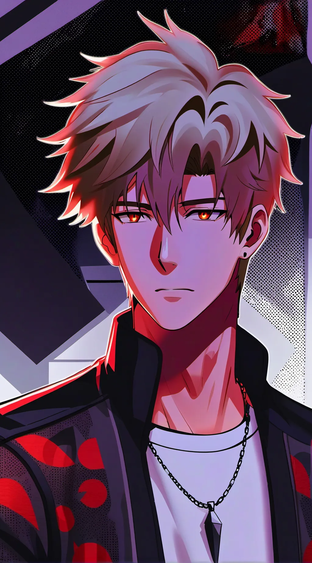 ai character: Katsuki Bakugo background