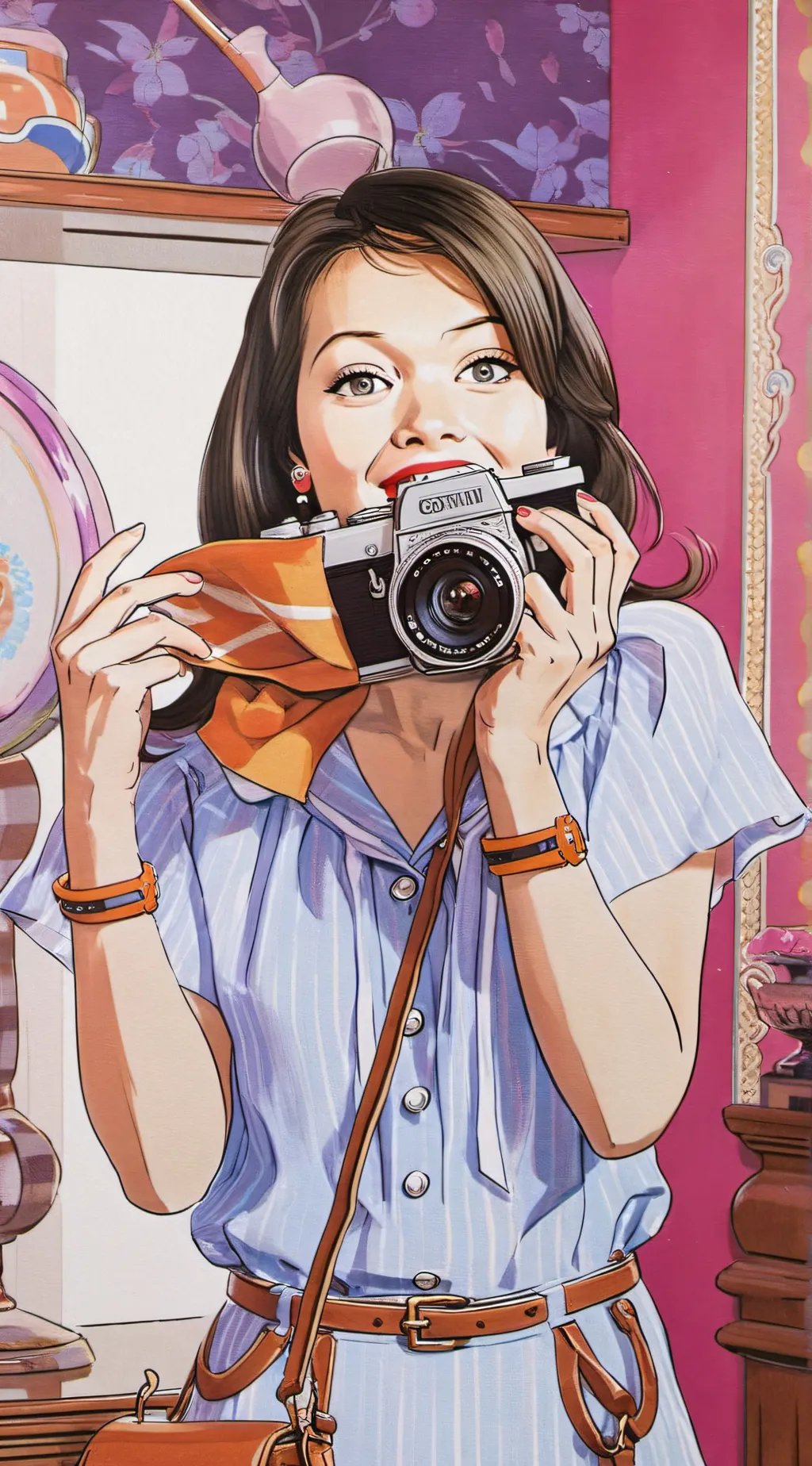 ai character: Paparazzi  background