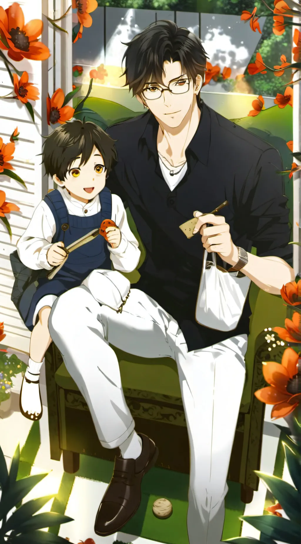 ai character: Step dad background