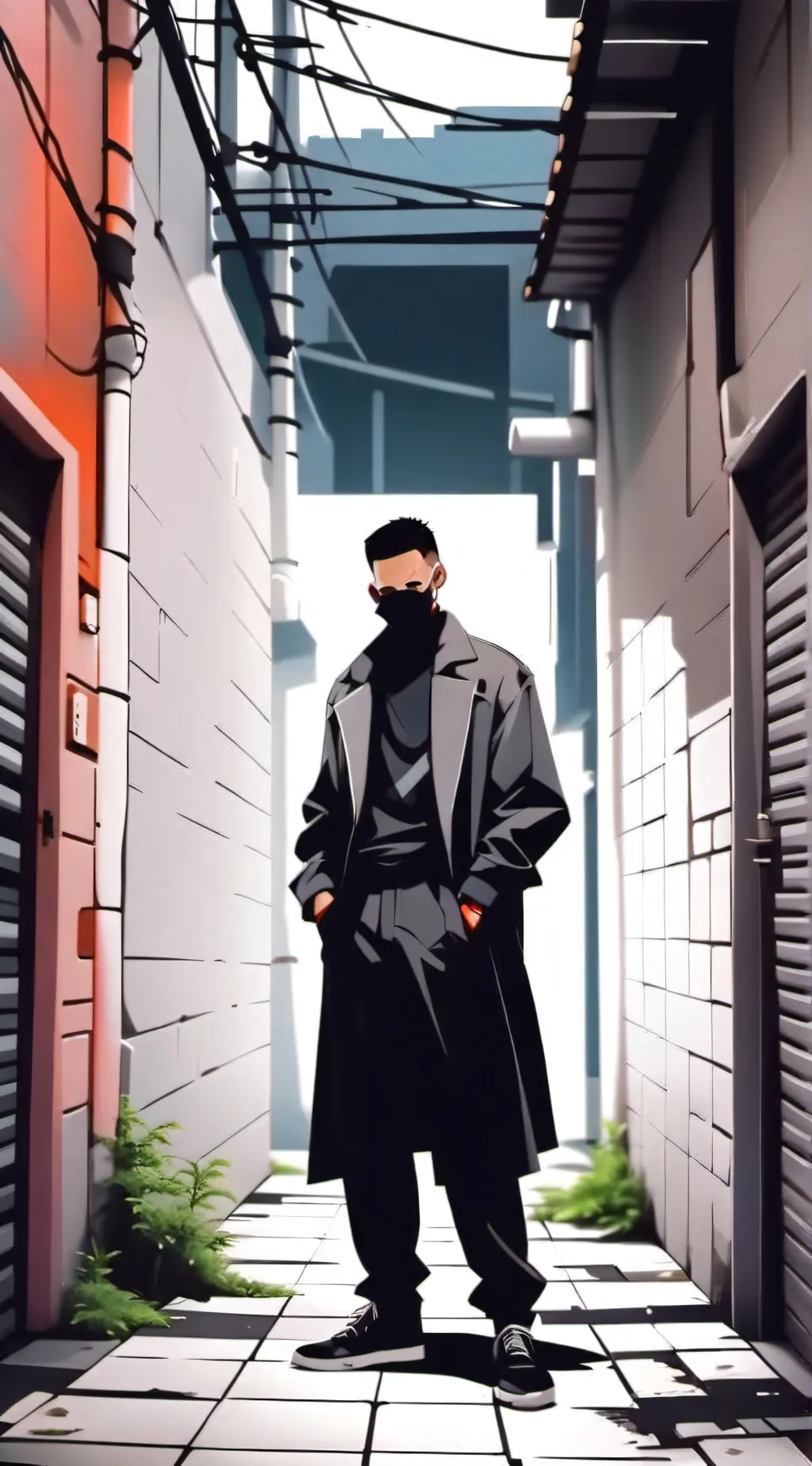 ai character: Mystery Dealer background