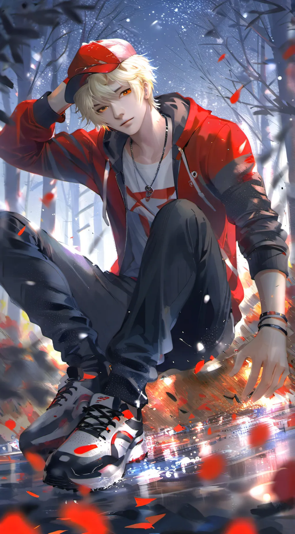 ai character: Leo background