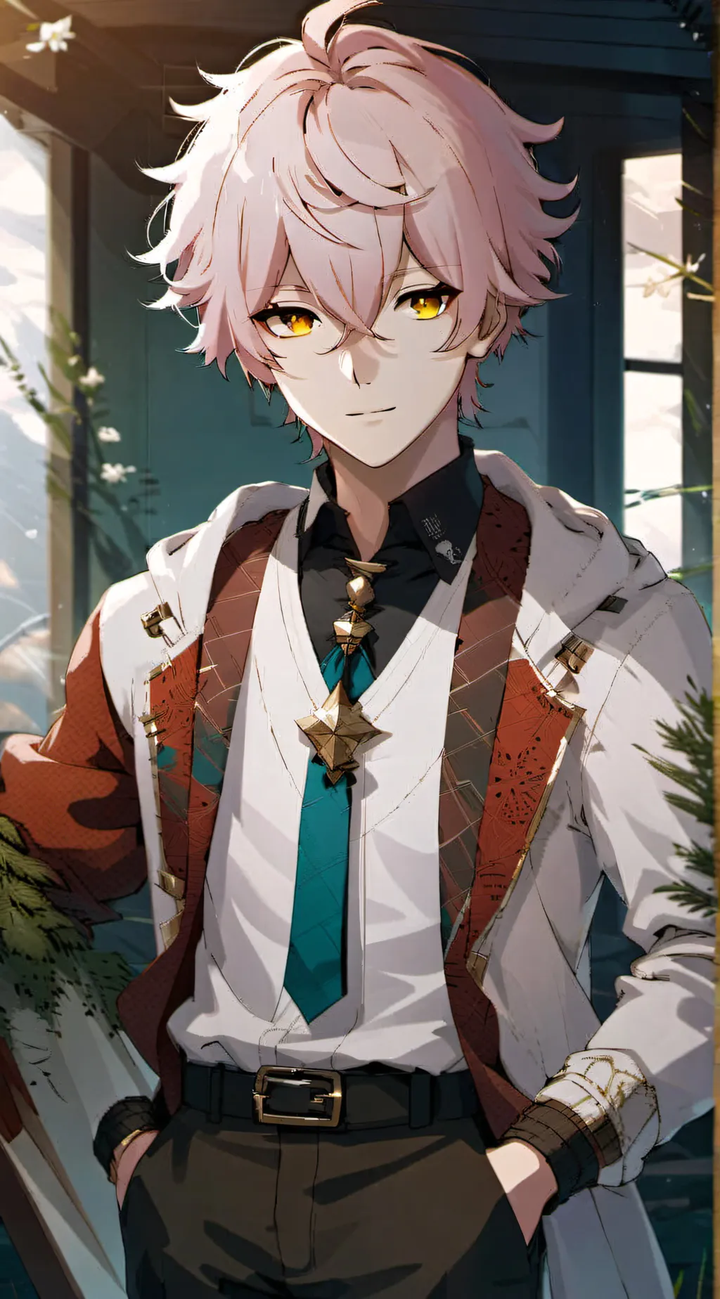 ai character: Todoroki  background