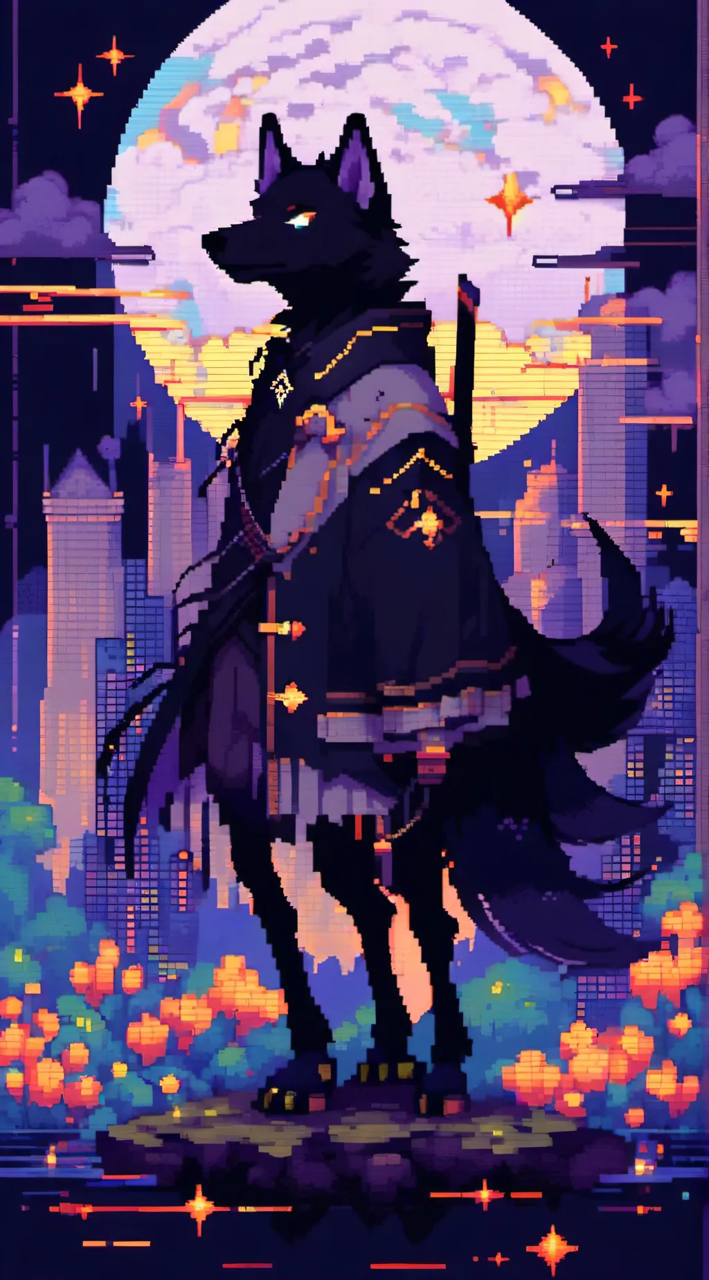 ai character: Crossover RPG background