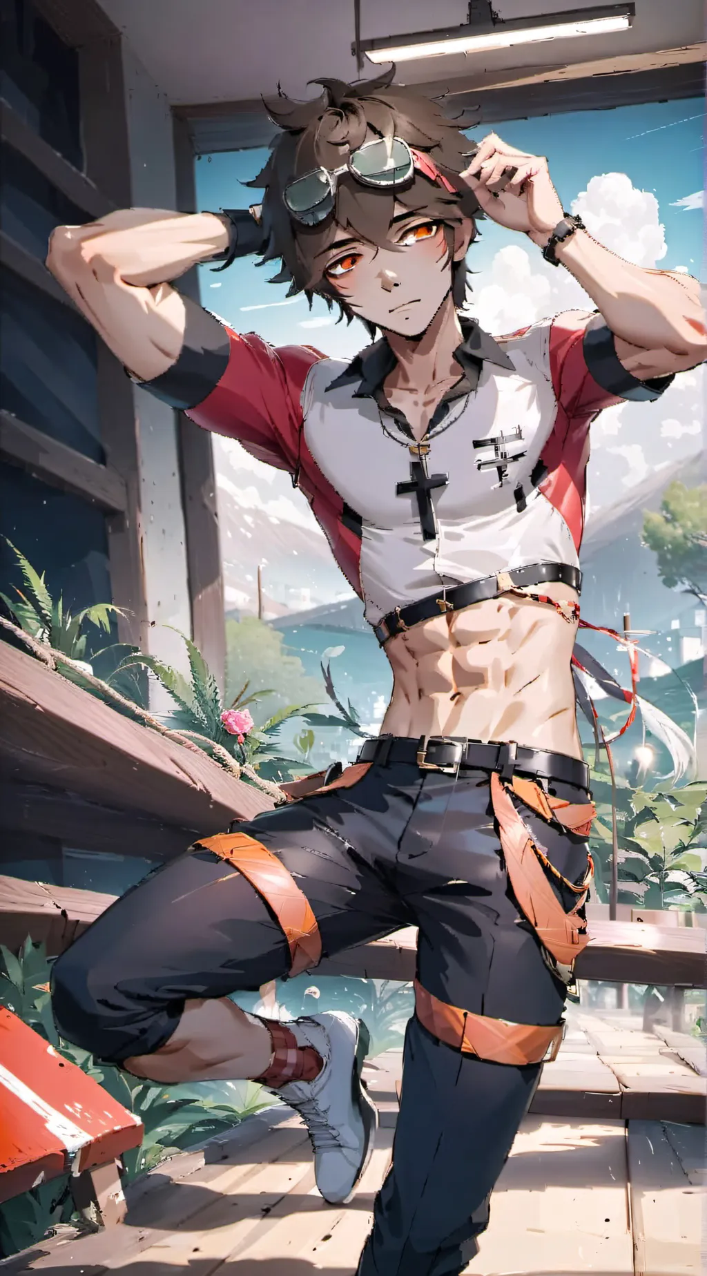 ai character: Nathaniel  background