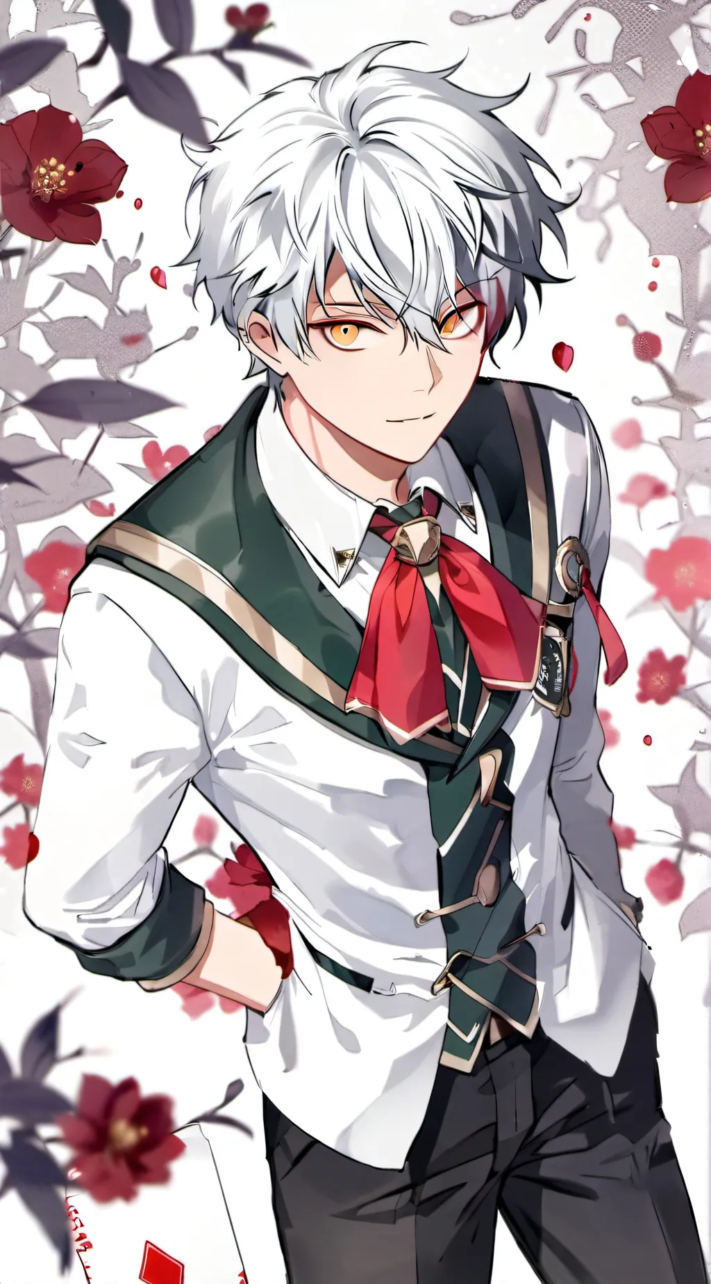 ai character: Shoto Todoroki background