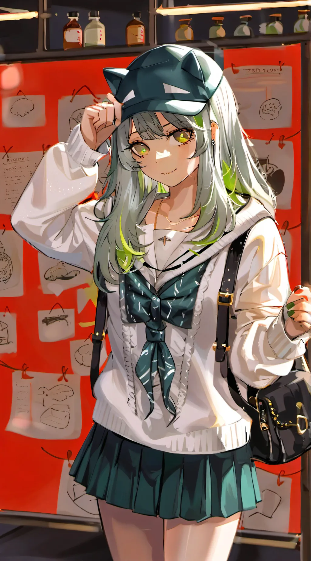 ai character: Sharkie/Yaiko background