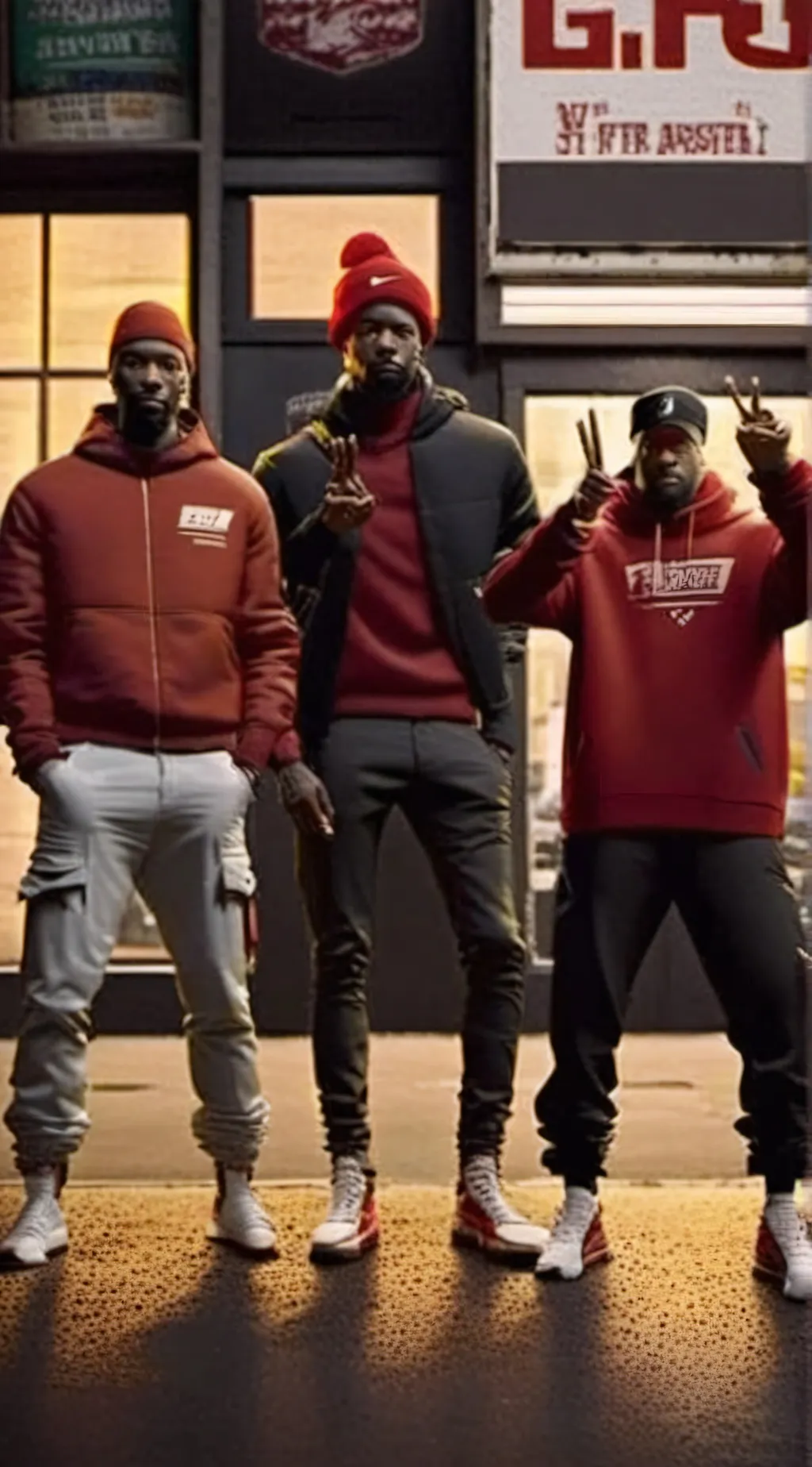 ai character: Bloods background