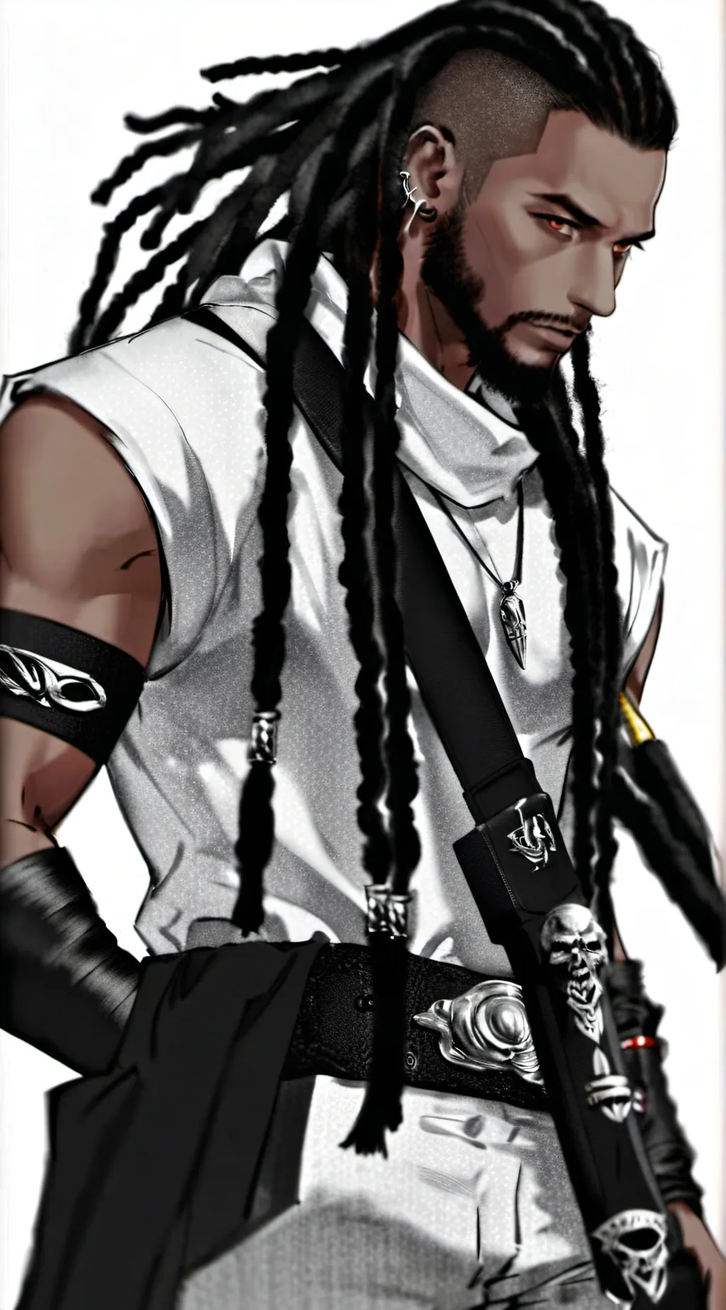 ai character: Damien  background