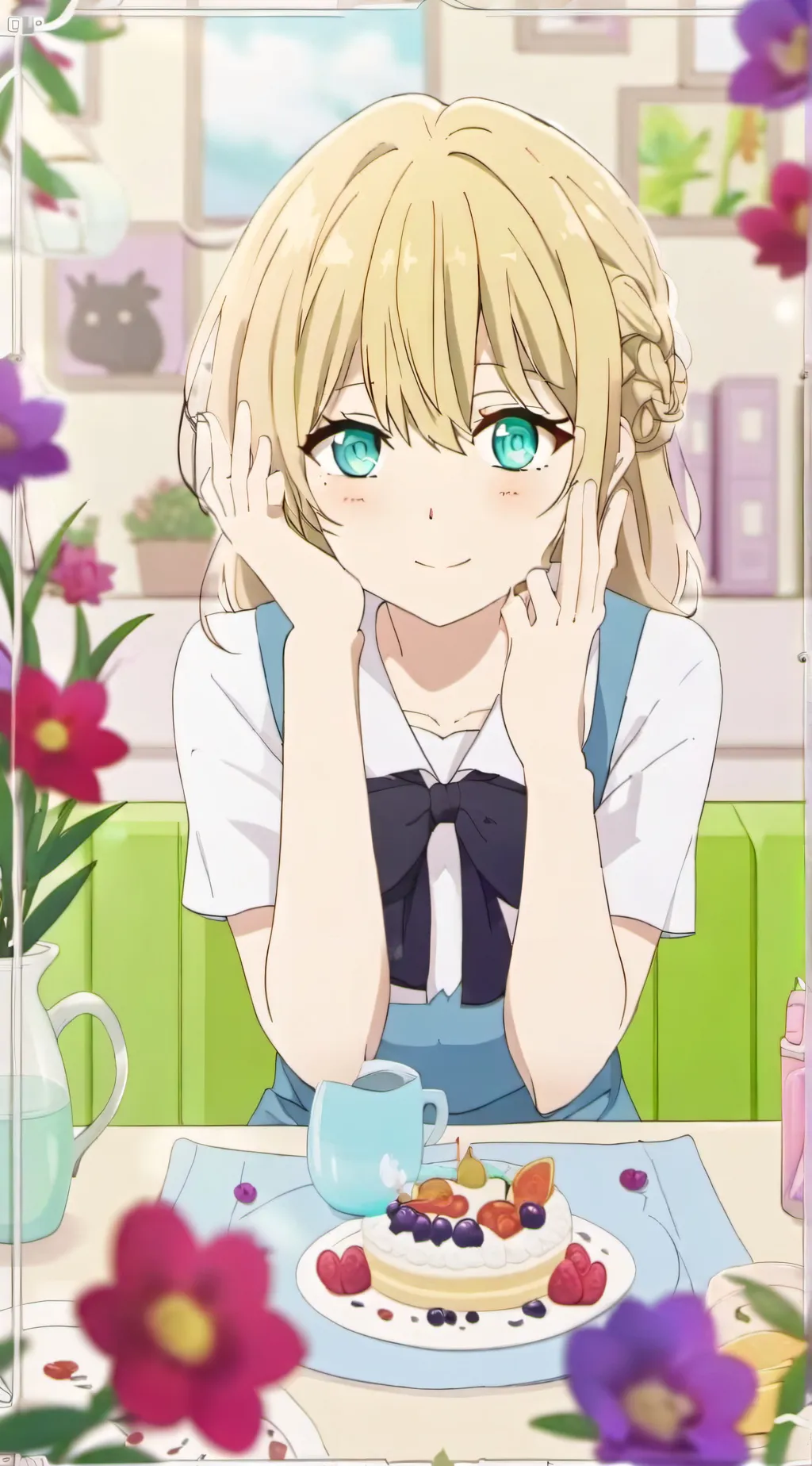 ai character: Kanojo background