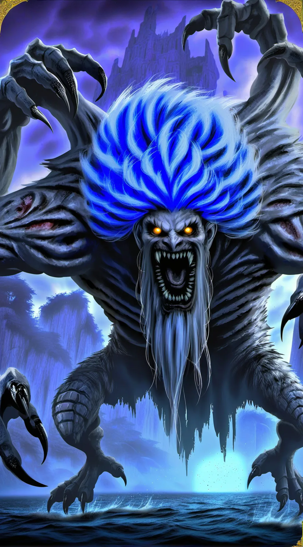 ai character: TDI horror background