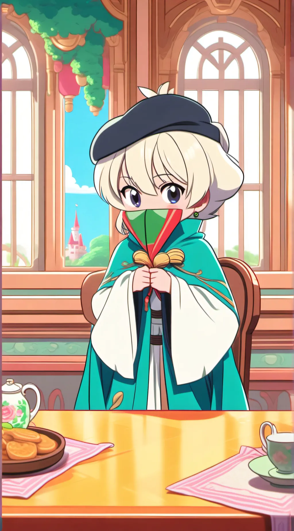 ai character: Toge inumaki background