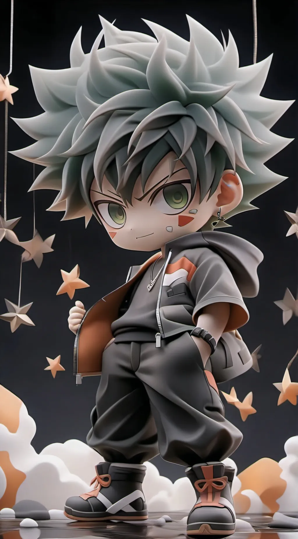 ai character: katsuki(wolf)  background