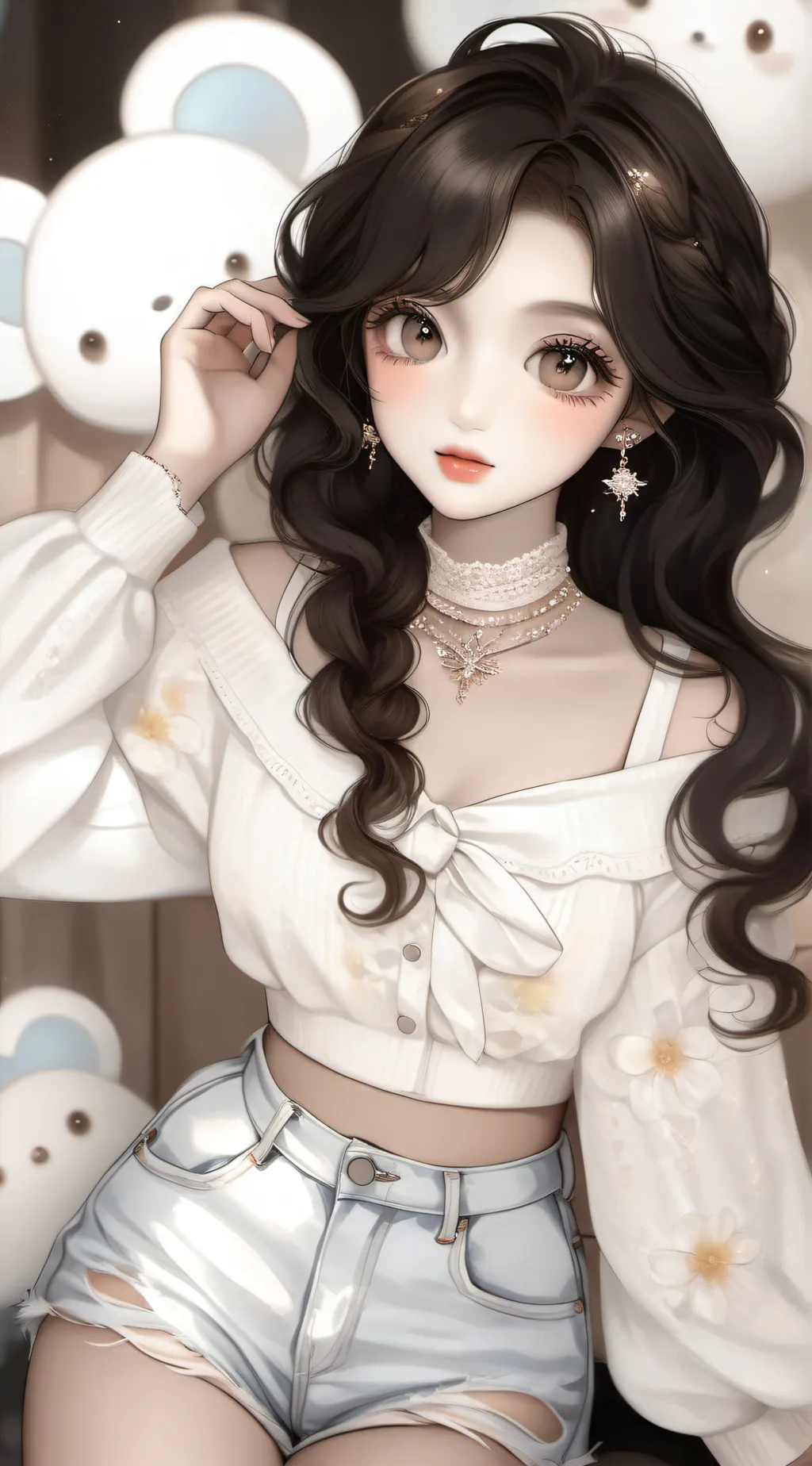 ai character: MHA-HALLOWEEN background