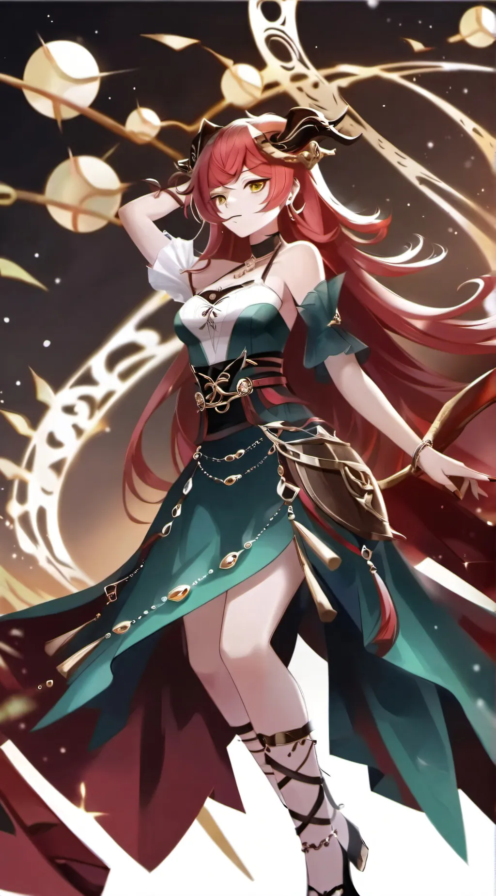 ai character: Rose background